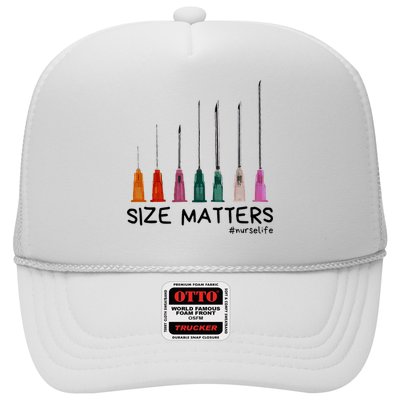 Needle Size Matters Funny Nursing Cna Nurse Life Trucker Hat