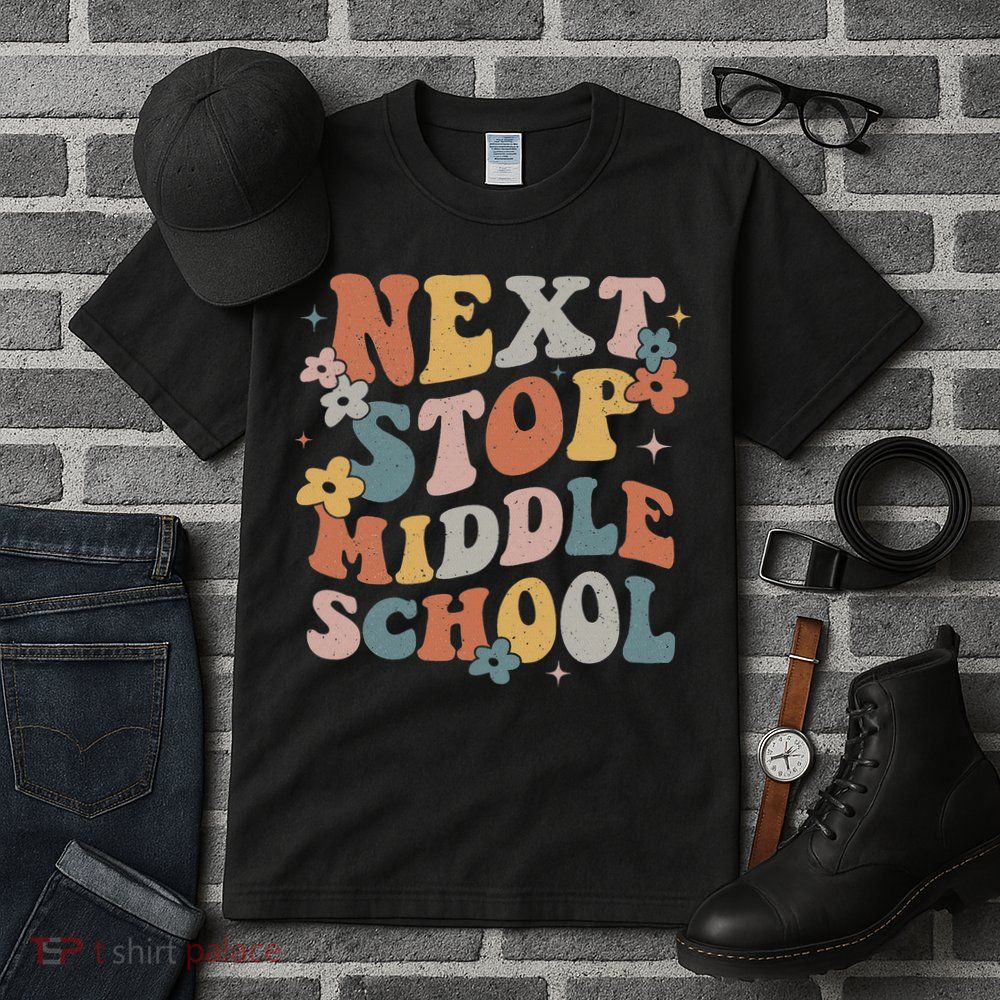 Next Stop Middle School Elementary School Graduation 2024 Tall T-Shirt
