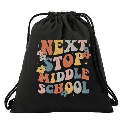 Next Stop Middle School Elementary School Graduation 2024 Drawstring Bag
