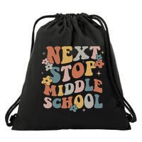 Next Stop Middle School Elementary School Graduation 2024 Drawstring Bag