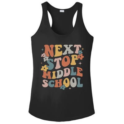 Next Stop Middle School Elementary School Graduation 2024 Ladies PosiCharge Competitor Racerback Tank