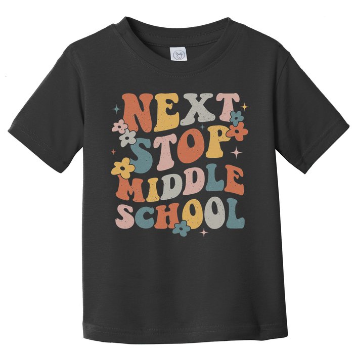 Next Stop Middle School Elementary School Graduation 2024 Toddler T-Shirt