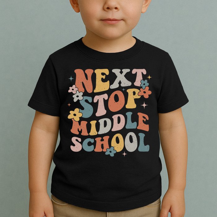 Next Stop Middle School Elementary School Graduation 2024 Toddler T-Shirt