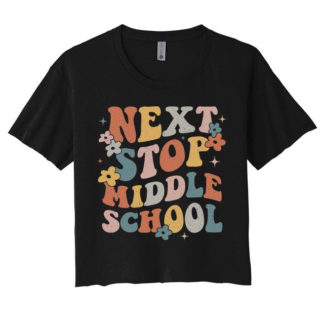 Next Stop Middle School Elementary School Graduation 2024 Crop Top