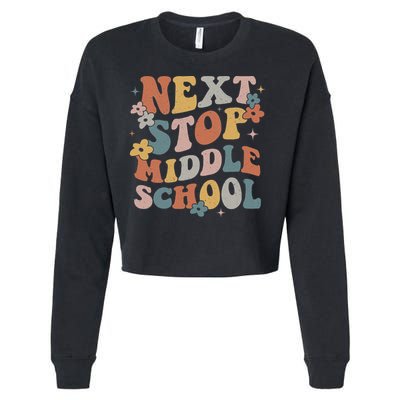 Next Stop Middle School Elementary School Graduation 2024 Cropped Pullover Crew