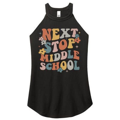 Next Stop Middle School Elementary School Graduation 2024 Women's Perfect Tri Rocker Tank