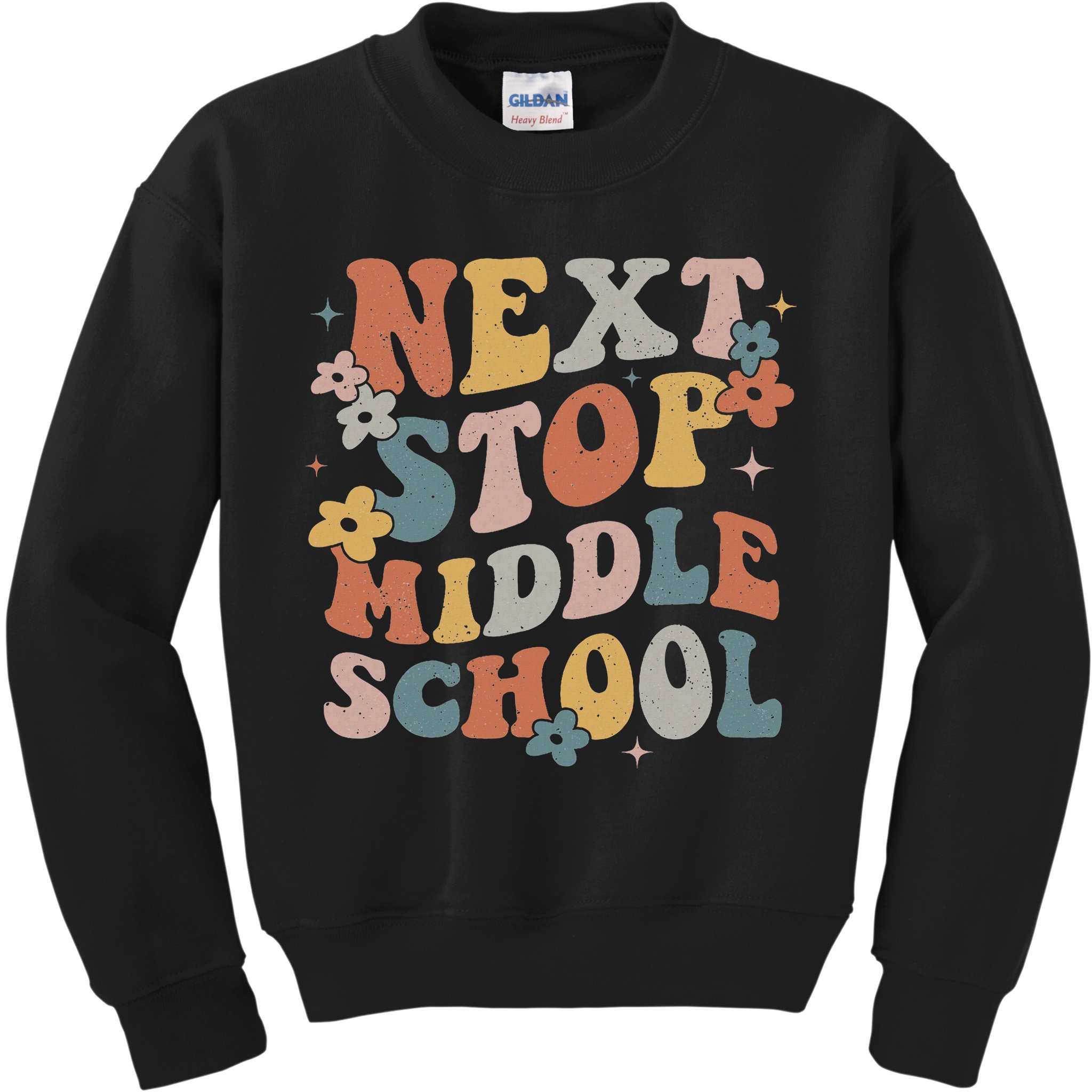 Next Stop Middle School Elementary School Graduation 2024 Kids Sweatshirt