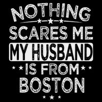 Nothing Scares Me My Husband Is From Boston 16 in Basic Backpack