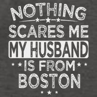 Nothing Scares Me My Husband Is From Boston Vector Backpack