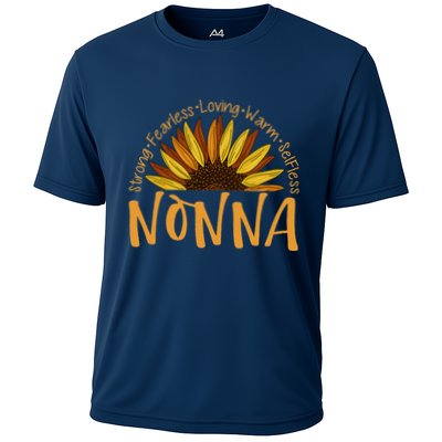 Nonna Sunflower Mothers Day Sunflower For Nonnas Performance Shirt