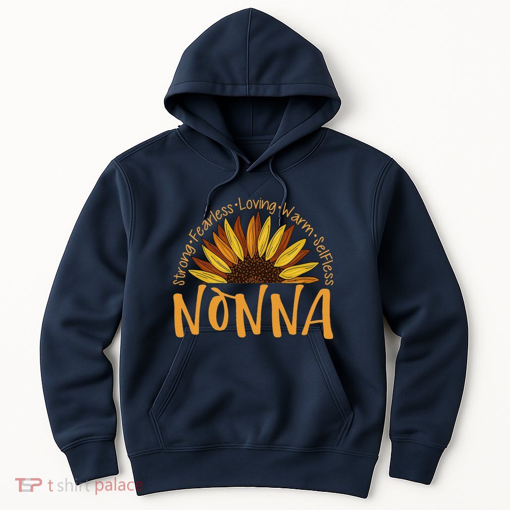 Nonna Sunflower Mothers Day Sunflower For Nonnas Hoodie