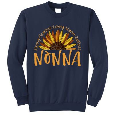 Nonna Sunflower Mothers Day Sunflower For Nonnas Sweatshirt