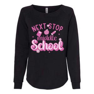 Next Stop Middle School Graduation Womens California Wash Sweatshirt