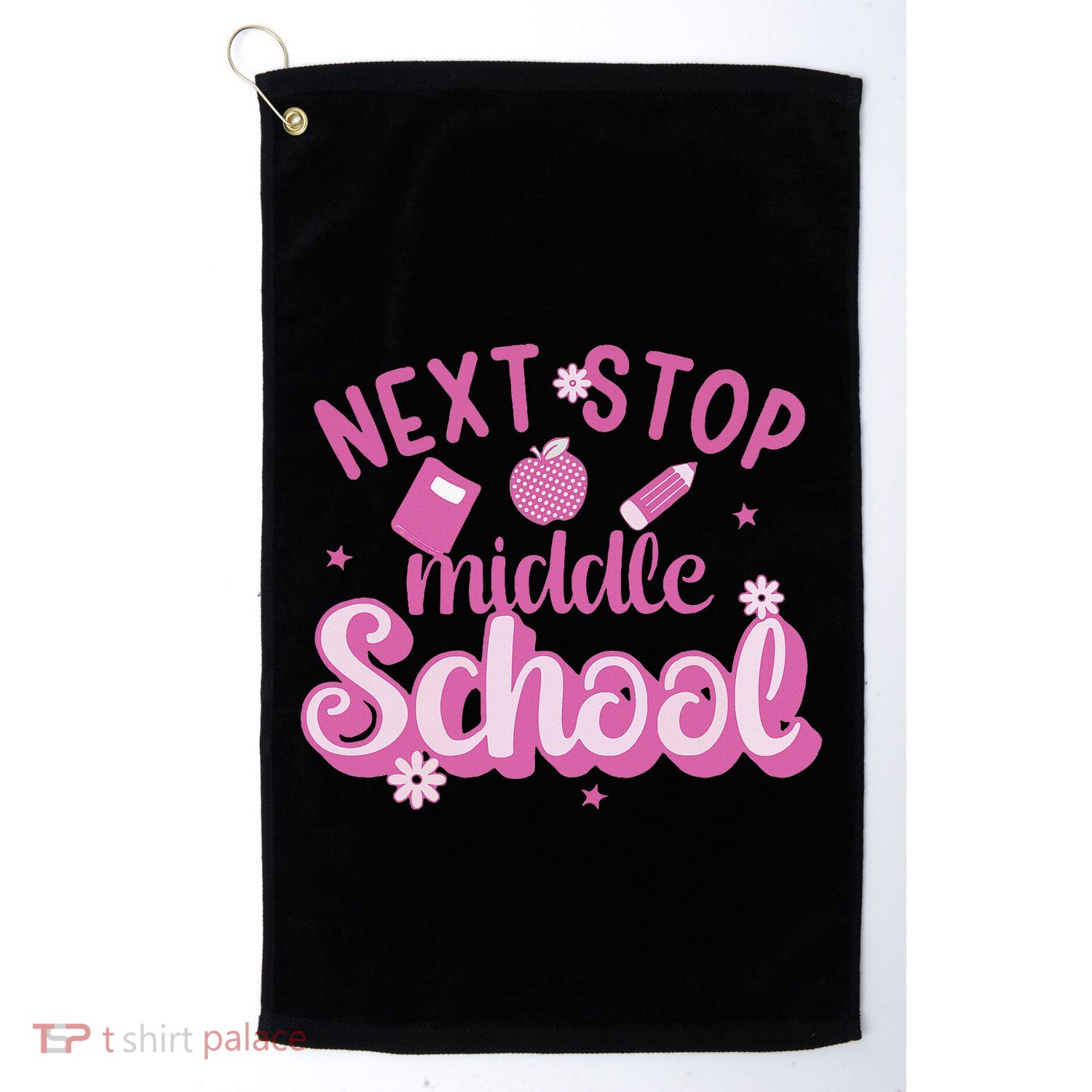 Next Stop Middle School Graduation Golf Towel