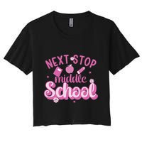 Next Stop Middle School Graduation Women's Crop Top Tee