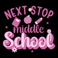 Next Stop Middle School Graduation Women's Crop Top Tee