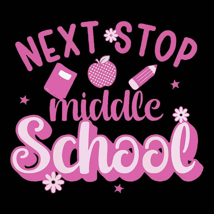 Next Stop Middle School Graduation Women's Crop Top Tee