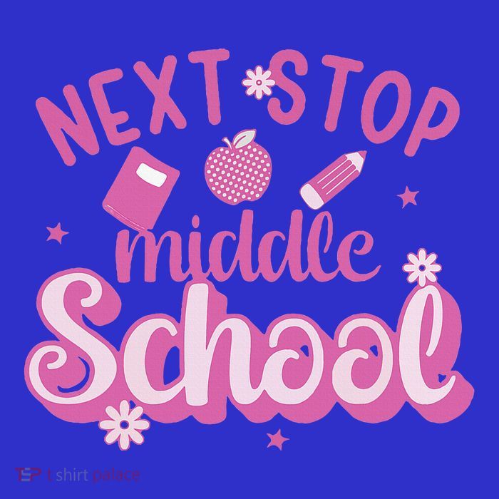 Next Stop Middle School Graduation Button