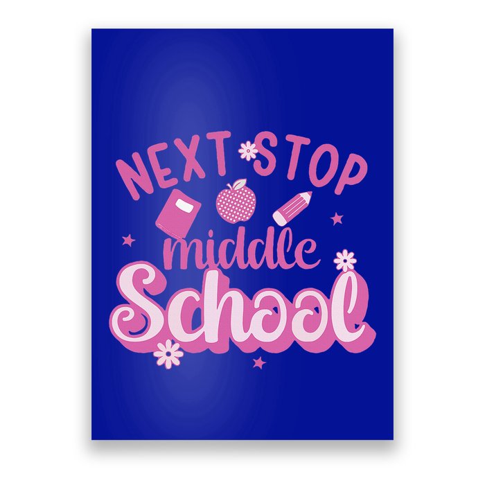 Next Stop Middle School Graduation Poster