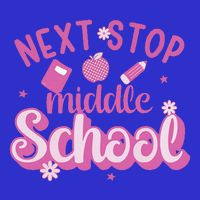 Next Stop Middle School Graduation Poster