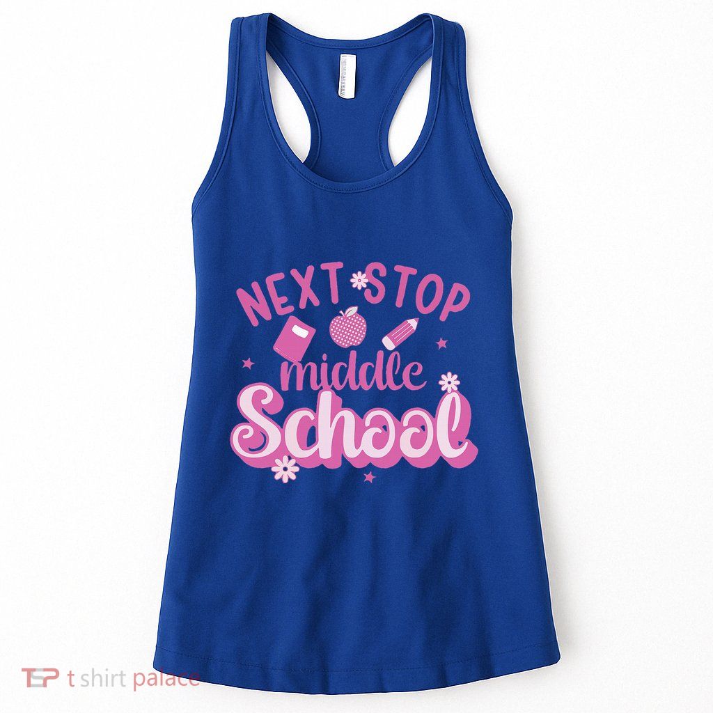 Next Stop Middle School Graduation Womens Tank Top