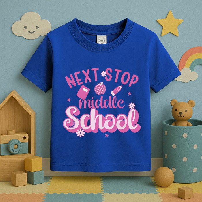 Next Stop Middle School Graduation Toddler T-Shirt