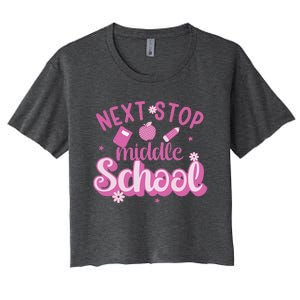 Next Stop Middle School Graduation Women's Crop Top Tee