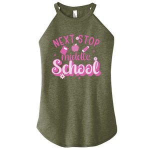 Next Stop Middle School Graduation Women's Perfect Tri Rocker Tank