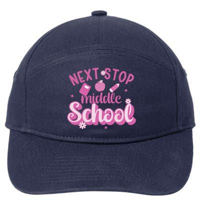 Next Stop Middle School Graduation 7-Panel Snapback Hat