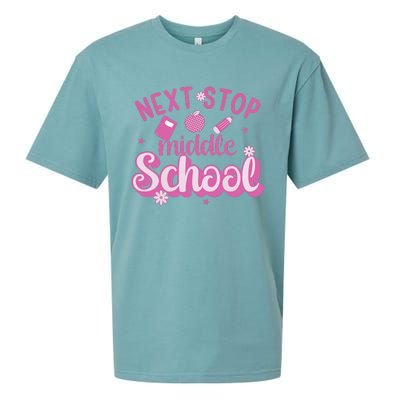 Next Stop Middle School Graduation Sueded Cloud Jersey T-Shirt