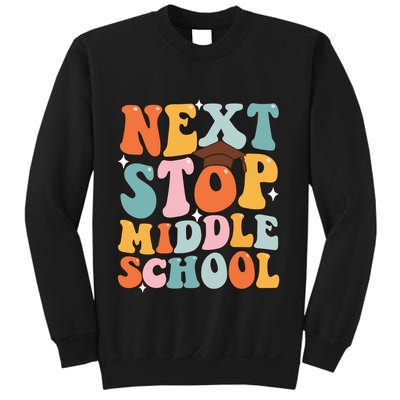 Next Stop Middle School Funny Graduation 5th Grade Sweatshirt