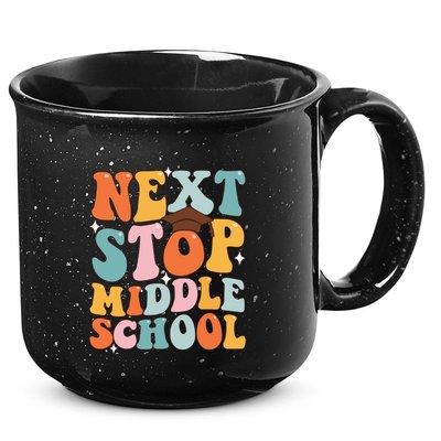 Next Stop Middle School Funny Graduation 5th Grade 15oz Campfire Ceramic Mug