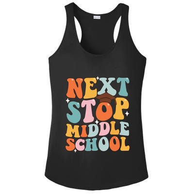 Next Stop Middle School Funny Graduation 5th Grade Ladies PosiCharge Competitor Racerback Tank
