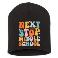 Next Stop Middle School Funny Graduation 5th Grade Short Acrylic Beanie