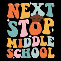 Next Stop Middle School Funny Graduation 5th Grade Short Acrylic Beanie