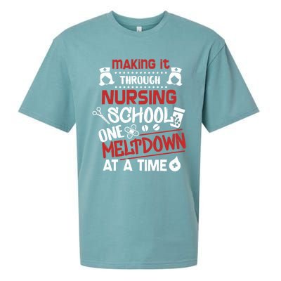 Nurse Student Making It Nursing School Gift Sueded Cloud Jersey T-Shirt