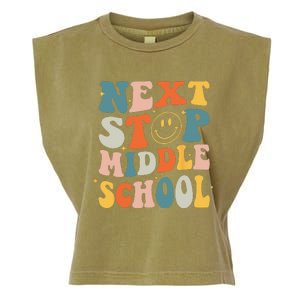 Next Stop Middle School Graduation Last Day Of School Garment-Dyed Women's Muscle Tee