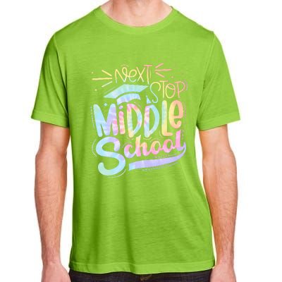 Next Stop Middle School Tie Dye Adult ChromaSoft Performance T-Shirt