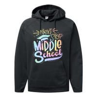 Next Stop Middle School Tie Dye Performance Fleece Hoodie