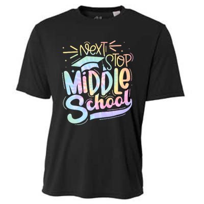 Next Stop Middle School Tie Dye Cooling Performance Crew T-Shirt