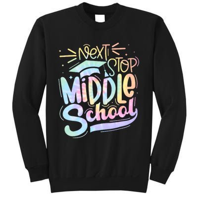 Next Stop Middle School Tie Dye Sweatshirt