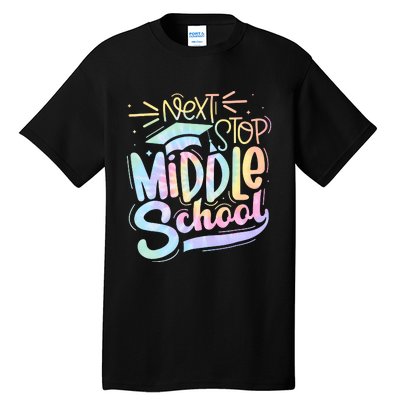 Next Stop Middle School Tie Dye Tall T-Shirt