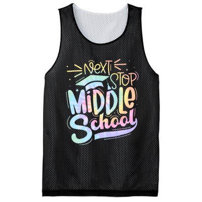 Next Stop Middle School Tie Dye Mesh Reversible Basketball Jersey Tank