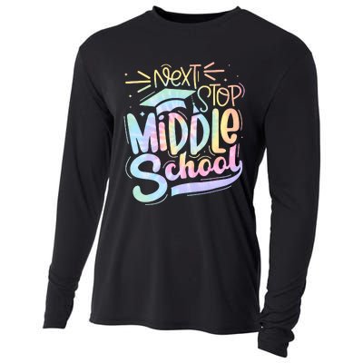 Next Stop Middle School Tie Dye Cooling Performance Long Sleeve Crew