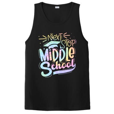 Next Stop Middle School Tie Dye PosiCharge Competitor Tank