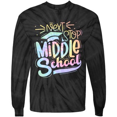 Next Stop Middle School Tie Dye Tie-Dye Long Sleeve Shirt