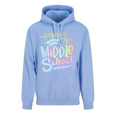 Next Stop Middle School Tie Dye Unisex Surf Hoodie