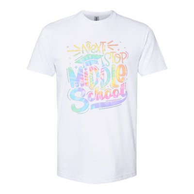 Next Stop Middle School Tie Dye Softstyle CVC T-Shirt