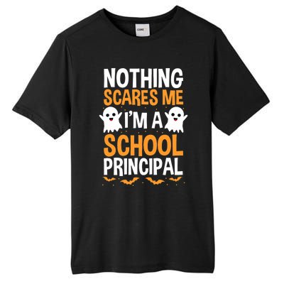 Nothing Scares Me IM A School Principal Halloween Costume Teacher Tall Fusion ChromaSoft Performance T-Shirt