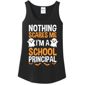 Nothing Scares Me IM A School Principal Halloween Costume Teacher Ladies Essential Tank